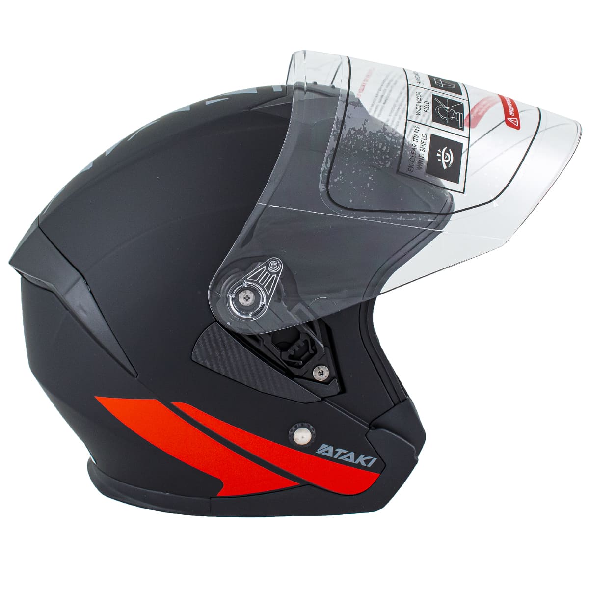 Шлем открытый со стеклом ATAKI JK526 Fusion