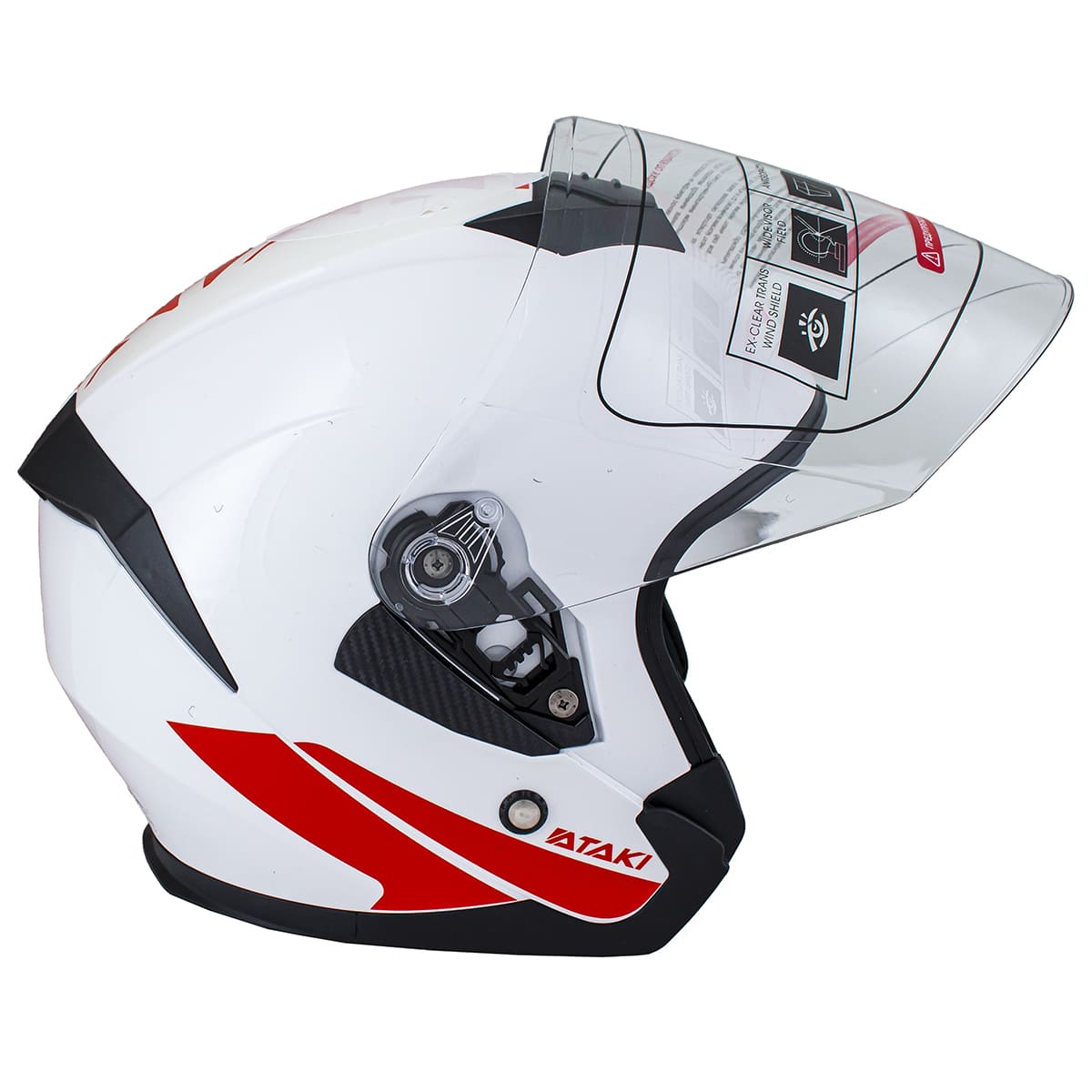 Шлем открытый со стеклом ATAKI JK526 Fusion